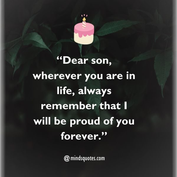 Heart Touching Birthday Quotes for Son from Dad