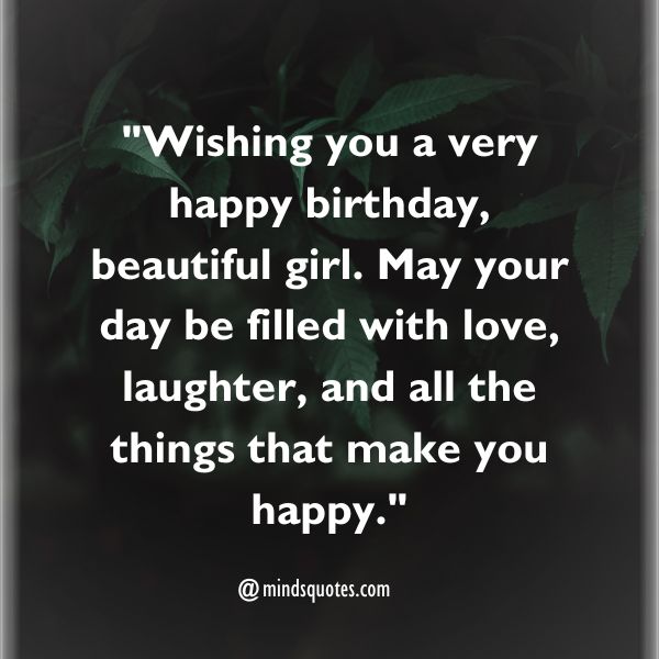 Heart Touching Birthday Wishes for Someone Special Girl