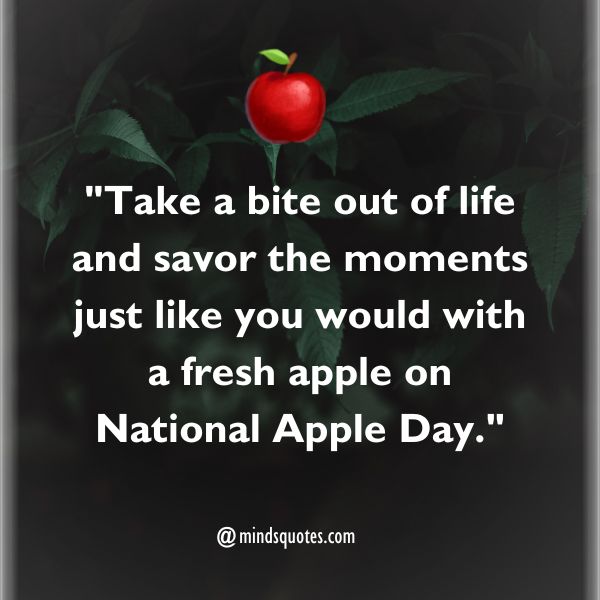 70 National Apple Day Quotes, Wishes, Messages & Captions 8 National Apple Day Messages