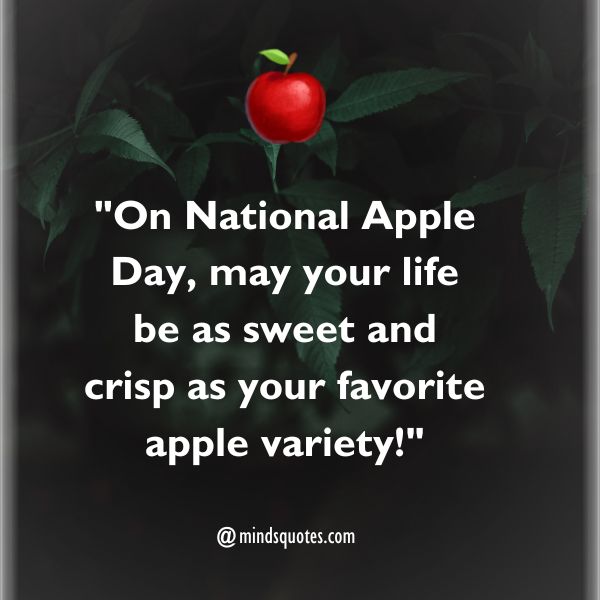 70 National Apple Day Quotes, Wishes, Messages & Captions 7 National Apple Day Messages
