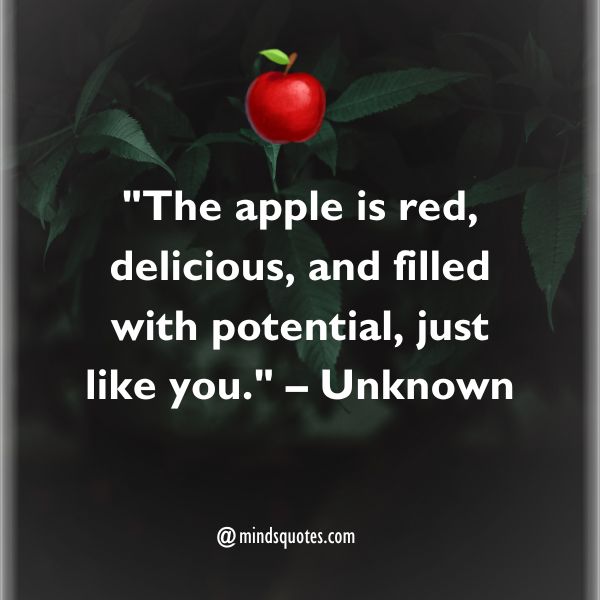 National Apple Day Quotes