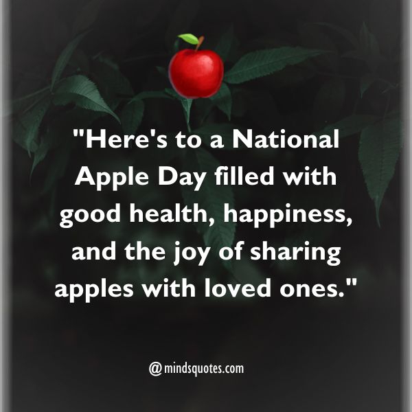 70 National Apple Day Quotes, Wishes, Messages & Captions 6 National Apple Day Wishes