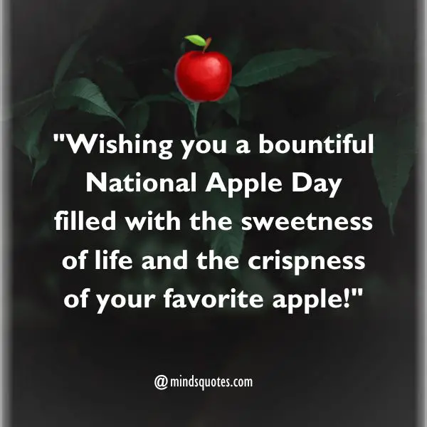 70 National Apple Day Quotes, Wishes, Messages & Captions 5 National Apple Day Wishes