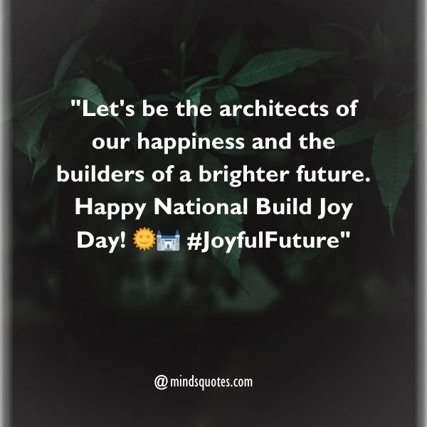 National Build Joy Day Messages