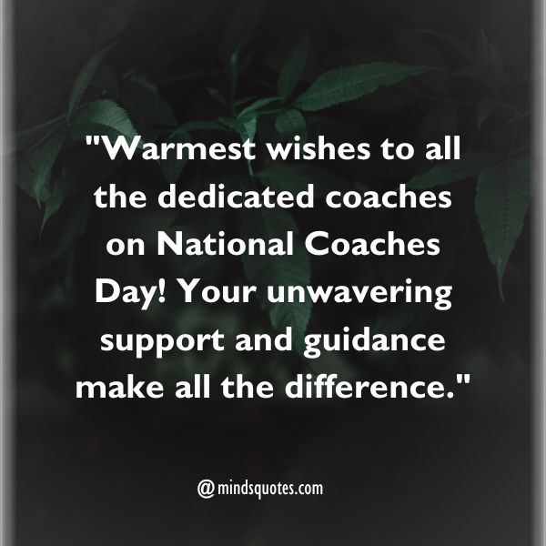National Coaches Day Wishes