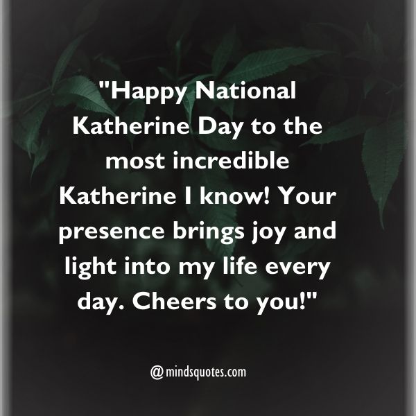 National Katherine Day Messages