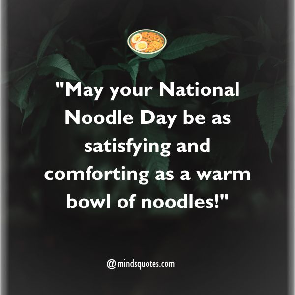 National Noodle Day Wishes