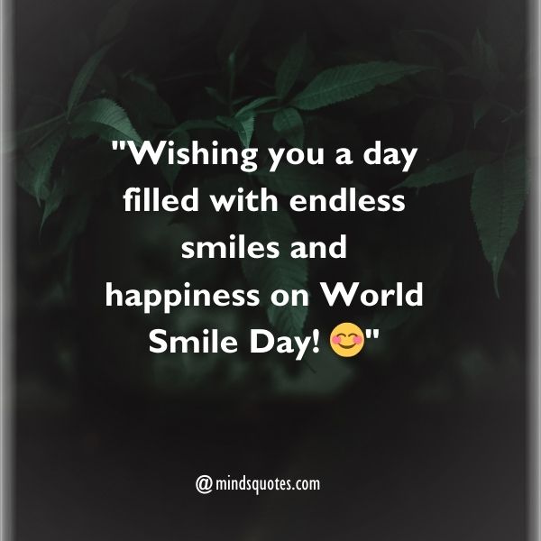 100 World Smile Day Quotes, Wishes, Messages & Captions 3 World Smile Day Wishes