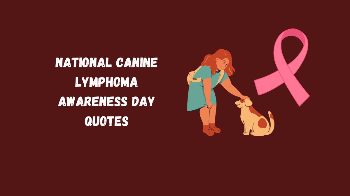 50 National Canine Lymphoma Awareness Day Quotes, Wishes, Messages 