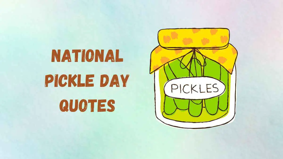 50 National Pickle Day Quotes, Wishes, Messages & Captions