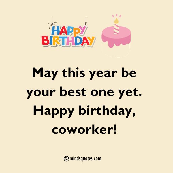 Birthday Wishes for Coworkers