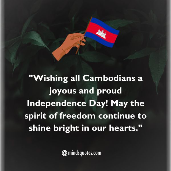 Cambodia Independence Day Wishes