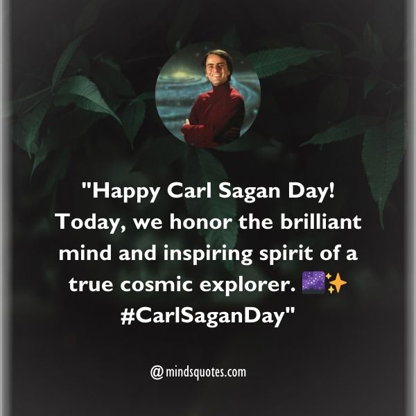 50 Best Carl Sagan Day Quotes, Wishes, Messages & Captions 4 Carl Sagan Day Messages