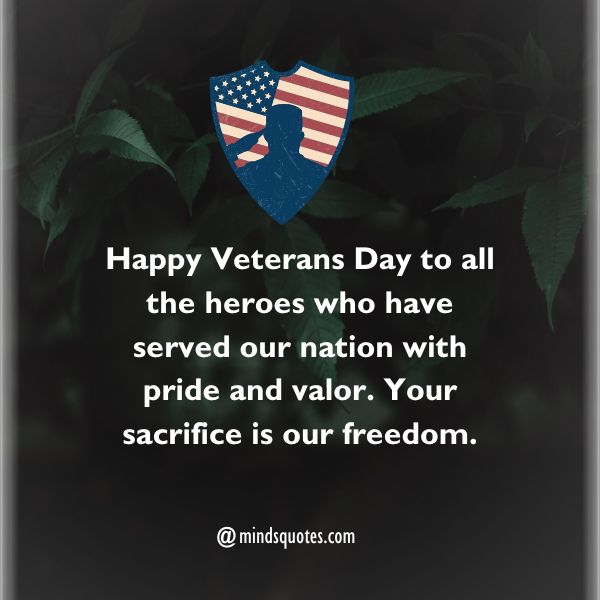 70 Best Happy Veterans Day Quotes, Wishes, Messages & Captions 5 Happy Veterans Day