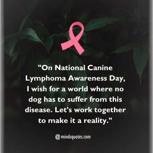 National Canine Lymphoma Awareness Day Wishes