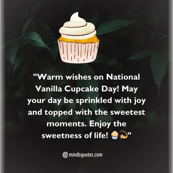 National Vanilla Cupcake Day Wishes
