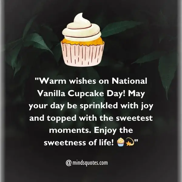 50 National Vanilla Cupcake Day Quotes, Wishes, Messages & Captions 3 National Vanilla Cupcake Day Wishes