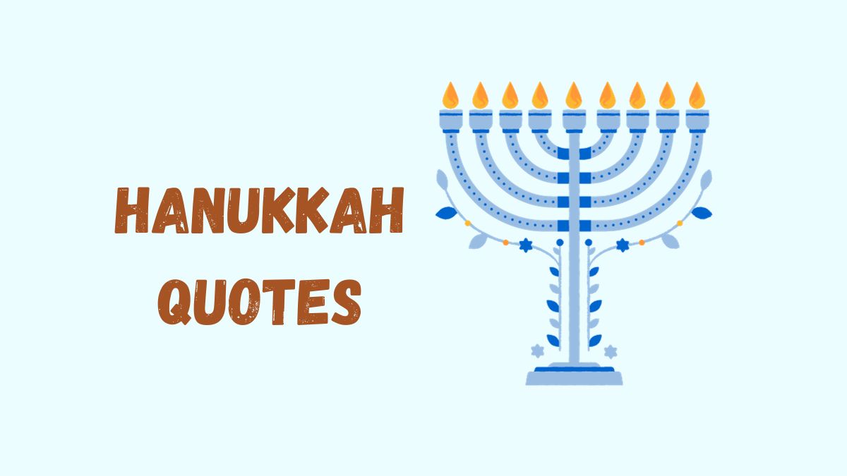 50 Best Hanukkah Quotes, Wishes, Messages & Captions