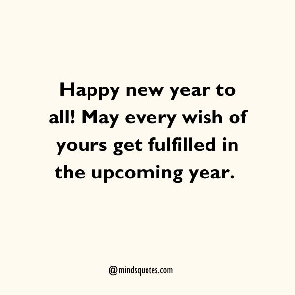 Happy New Year Wishes 