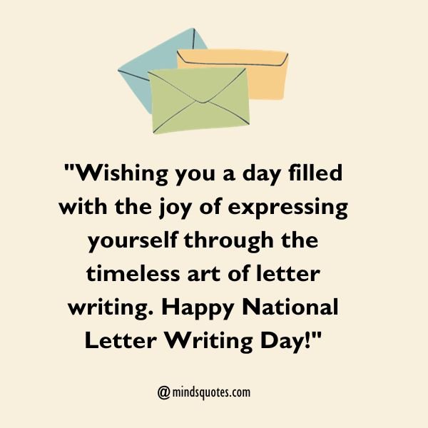 70 National Letter Writing Day Quotes, Wishes, Messages & Captions 3 National Letter Writing Day Wishes