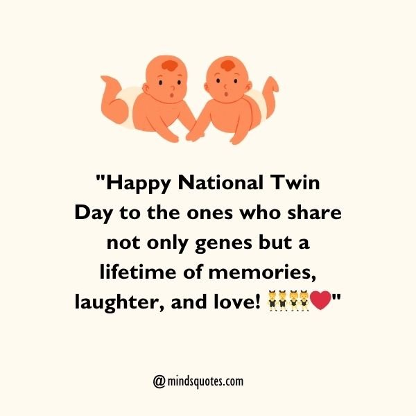 National Twin Day Messages